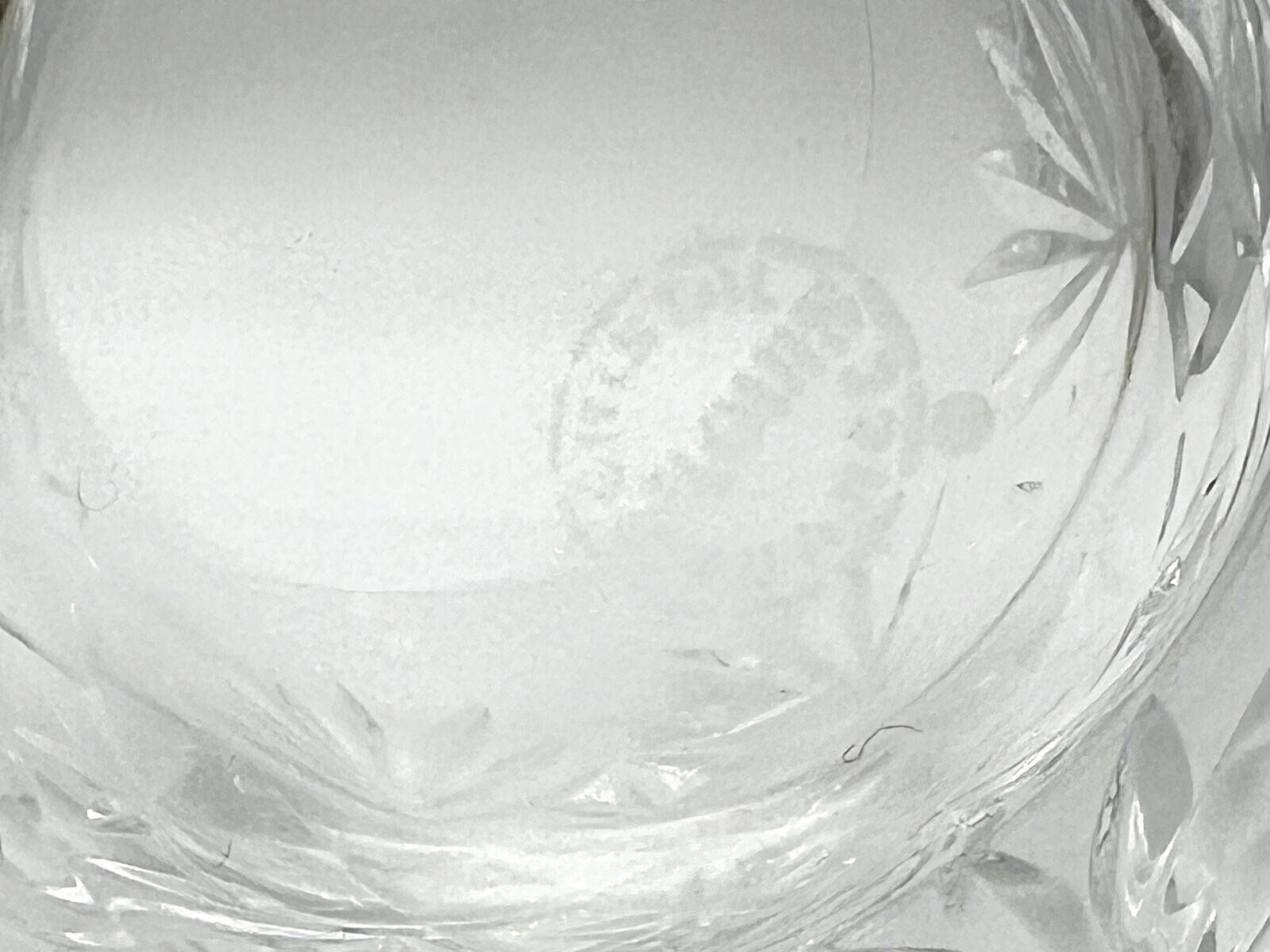 Crystal whisky glasses from Saint Louis, set of 4