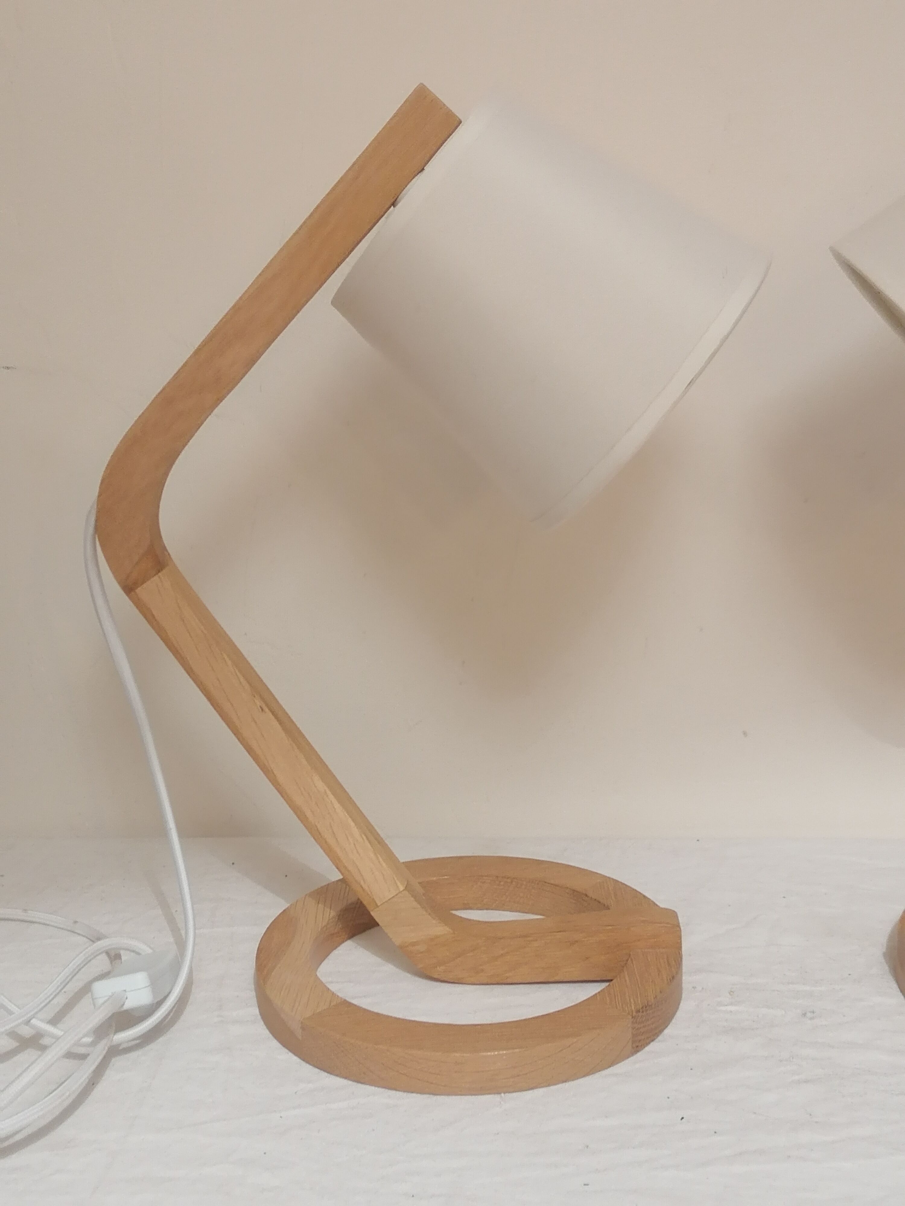 Pair of modernist lamps
