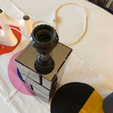 Modernist cubist Building table lamp by Curtis Jere