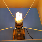 24kt Gold-plated table lamp, 1970s