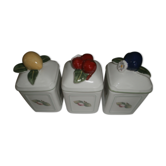 Trio of Jam Jars Villeroy & Boch