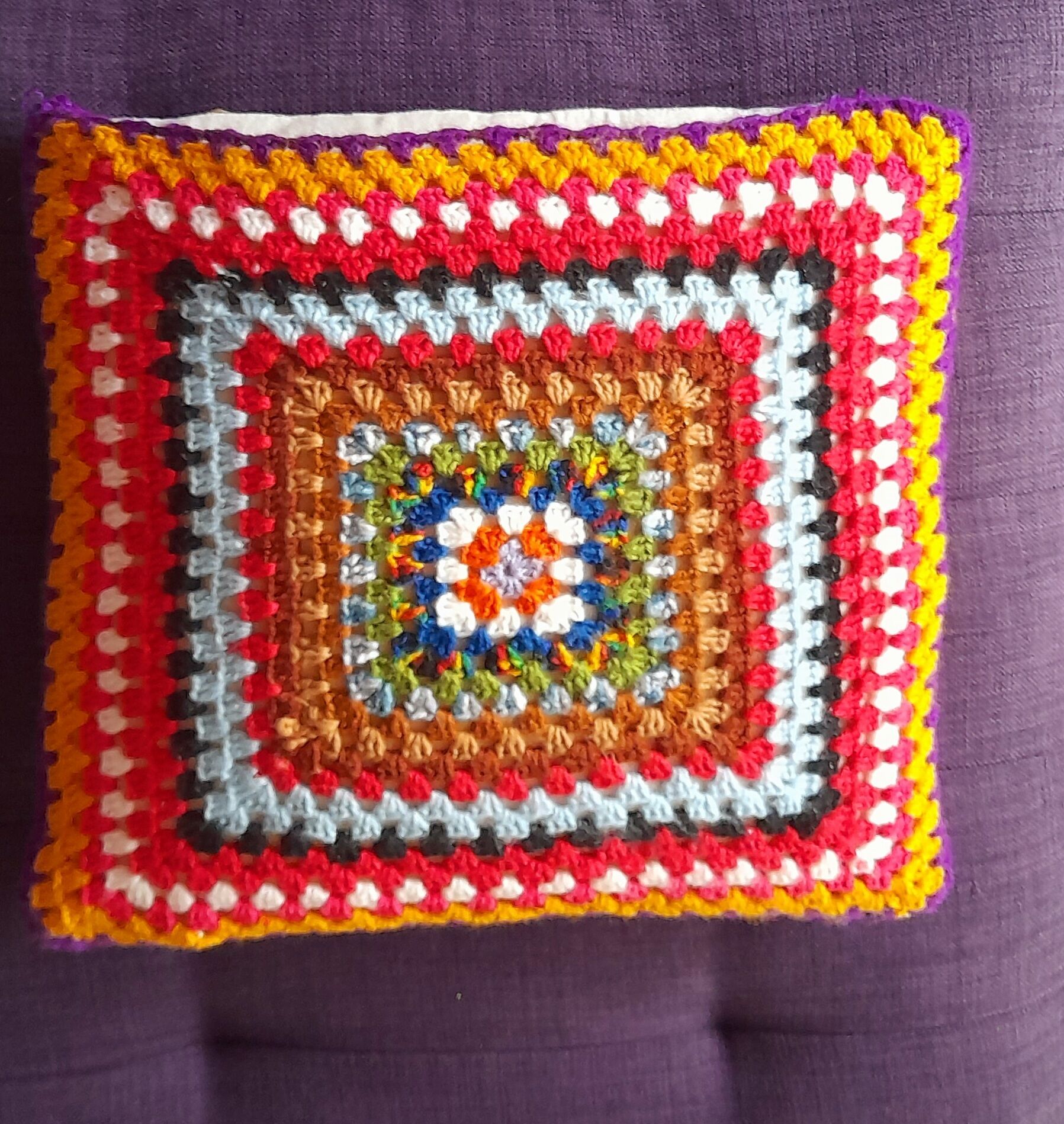 Hook cushion cover 70s
