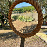 Round rope mirror Audoux Minet