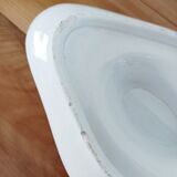 Saucière iron earth, green décor