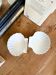 2 shell-shaped porcelain catchalls, 1970