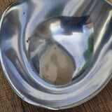 Pair of cast aluminum cups, 1970s