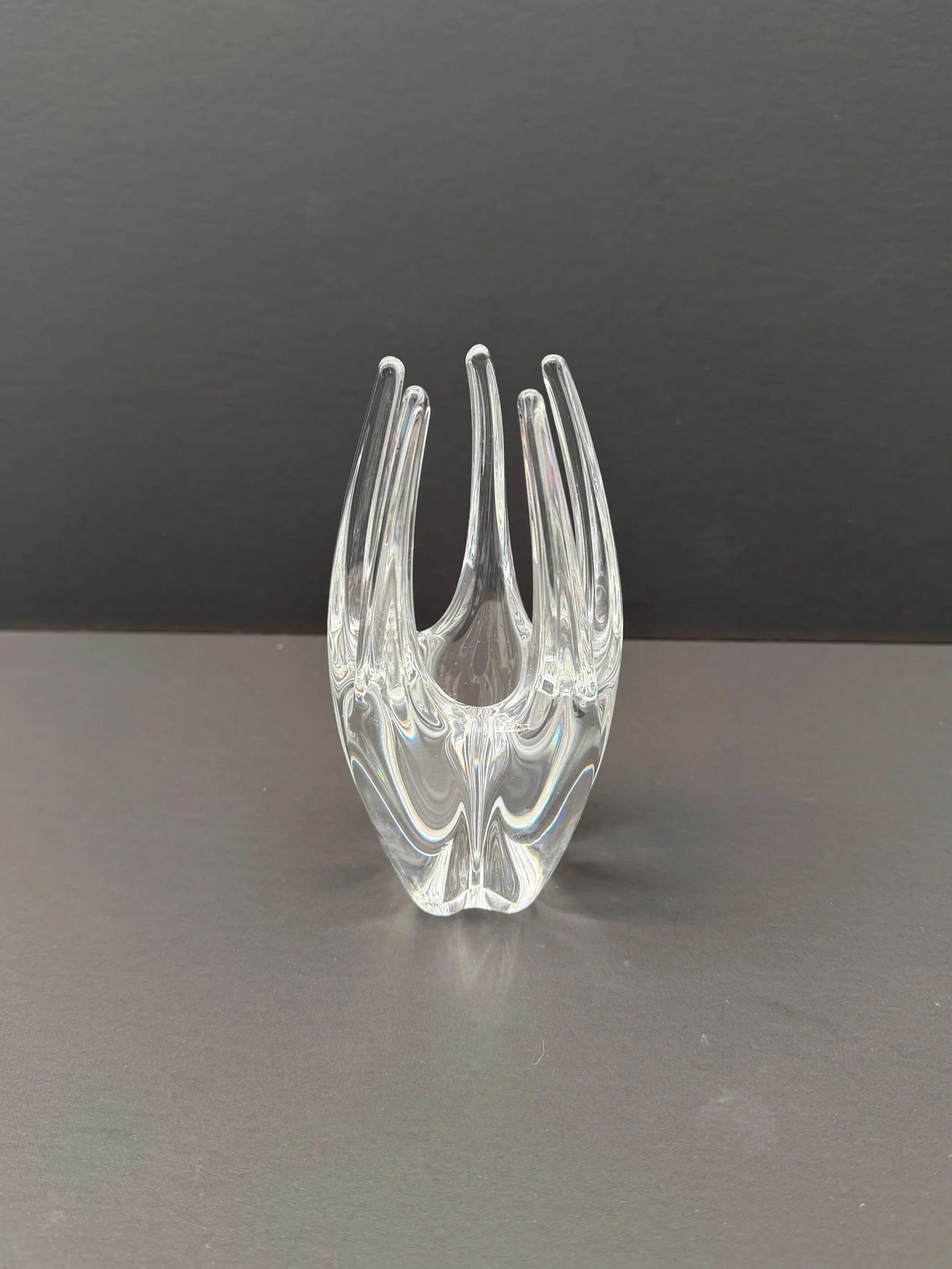 Crystal vase from Sèvres, France 1950