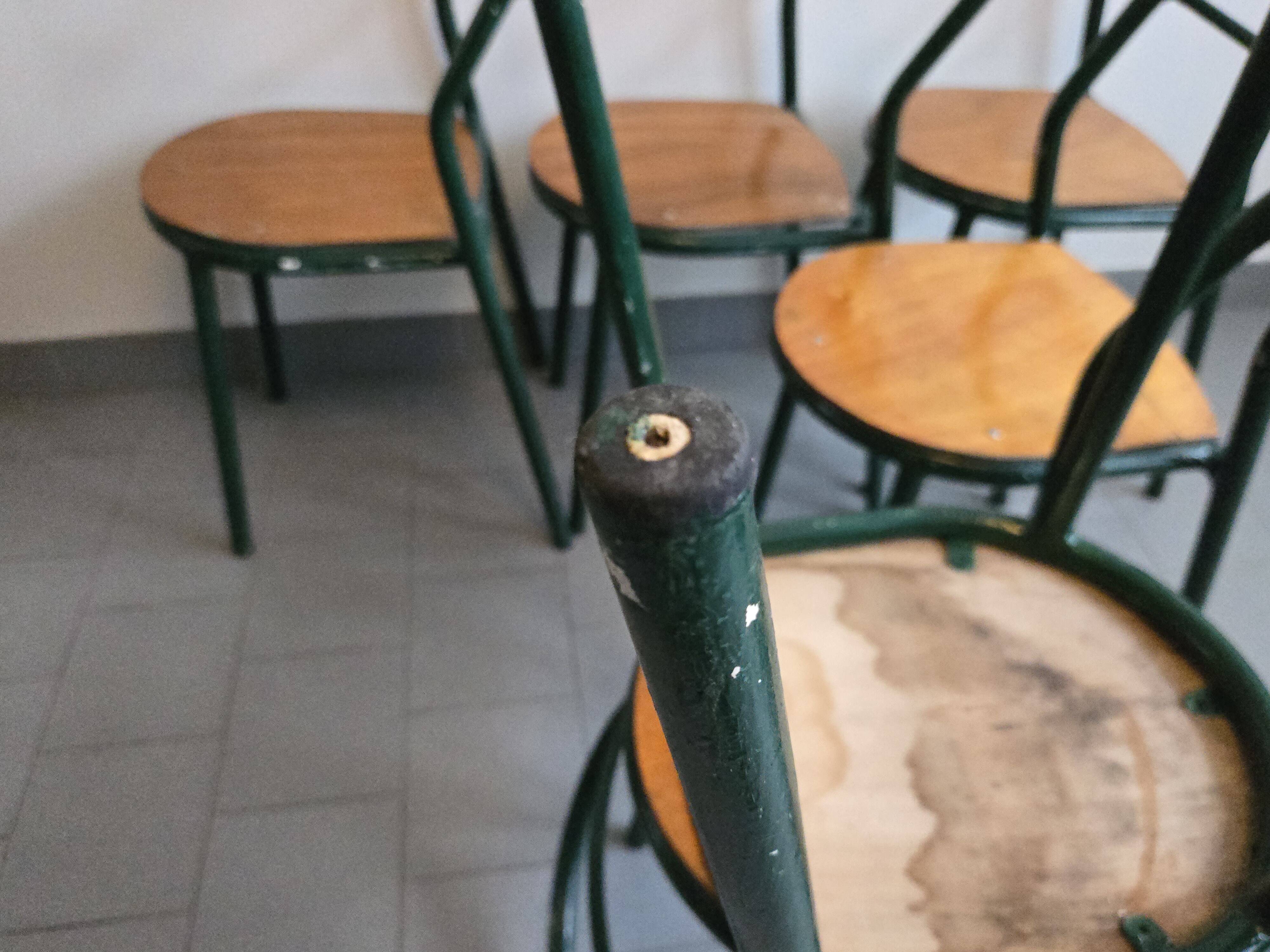 Set of 6 vintage Mobilor 1950 chairs