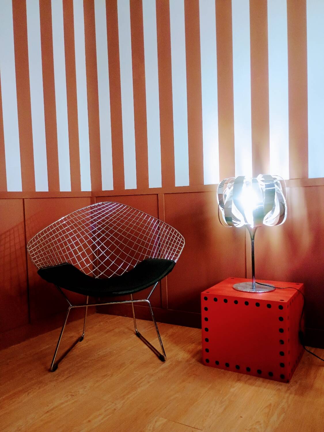 Fauteuil métal diamond