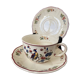 Grande tasse et 2 soucoupes V&B modèle Phœnix