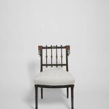 Napoleon III painted armchair, 19th c.