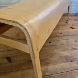 Banc en bouleau plié