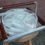 Art Deco ramekin appetizer tray or server
