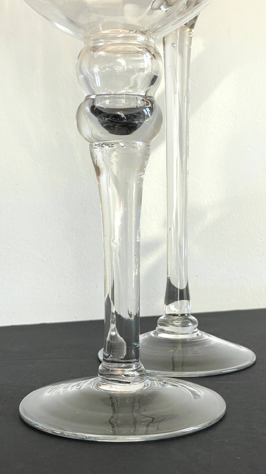 Bougeoirs xl crystal vintage candle holders