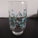 Set of 8 Arcopal glasses, Veronica model, Myosotis pattern