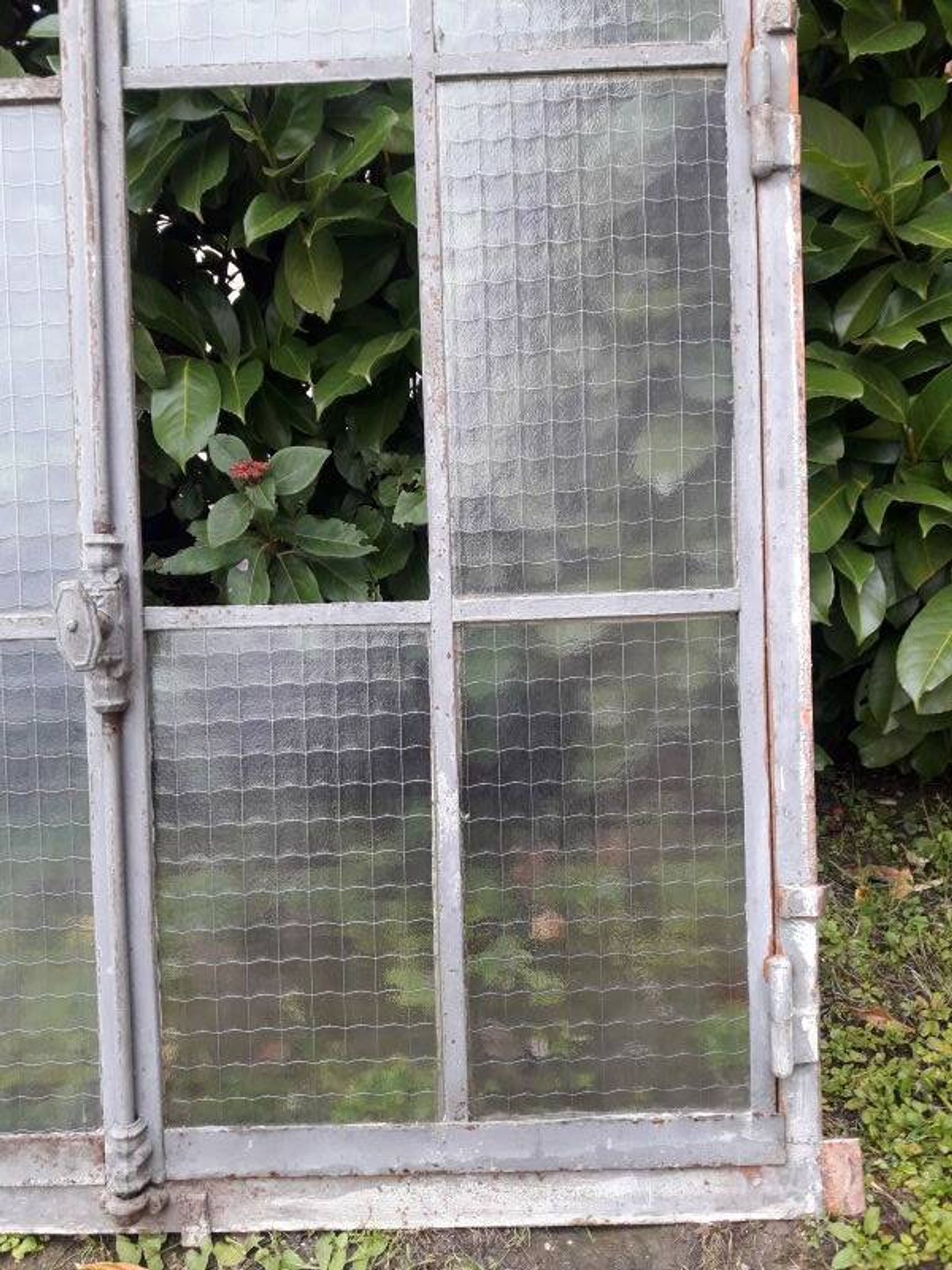Window L107xH174 industrial curved metal glass roof frame reinforced glass