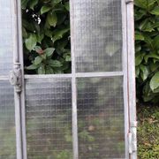 Window L107xH174 industrial curved metal glass roof frame reinforced glass