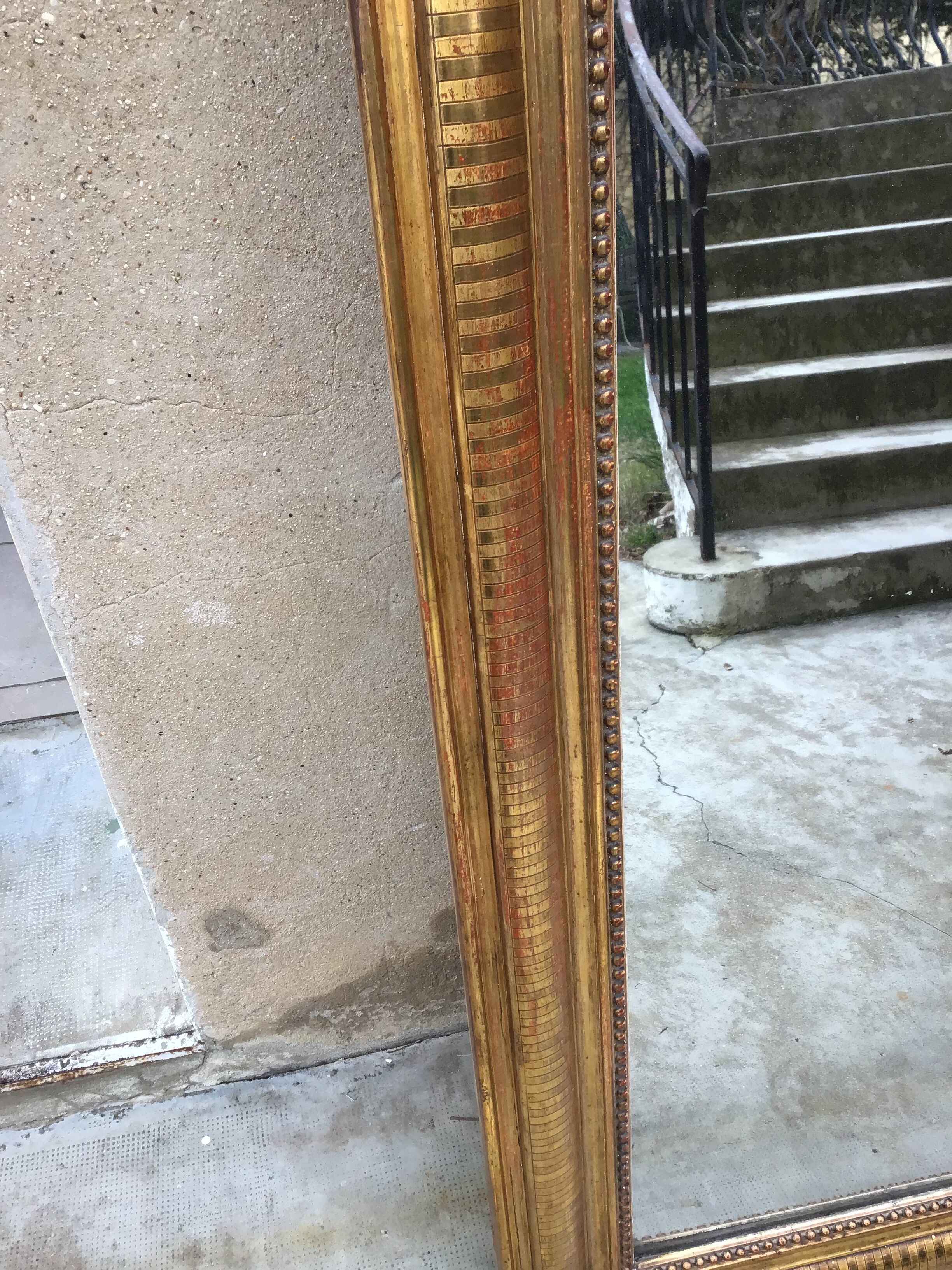 Mirror Louis Philippe gilded 142x98