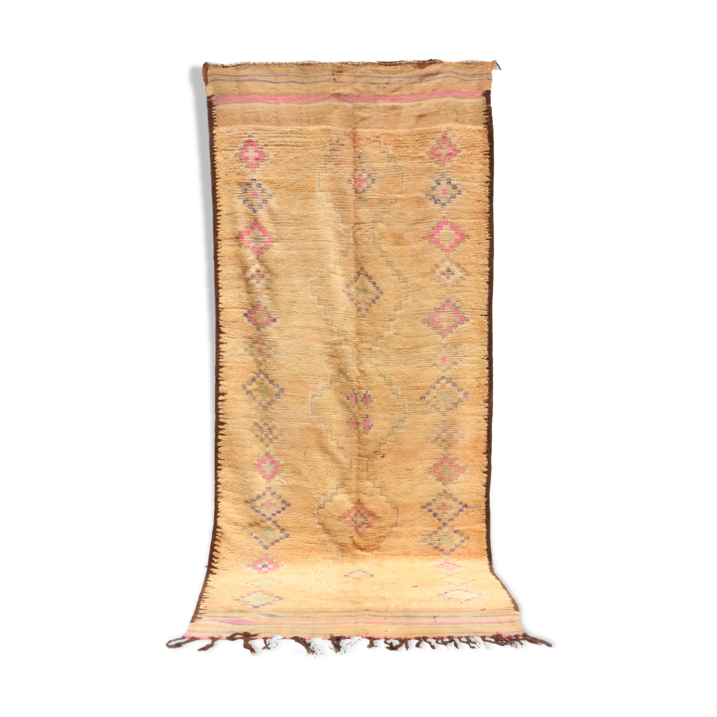 Tapis neutre marocain 180 x 395 cm