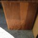 Commode en chêne brut et laiton, 1940