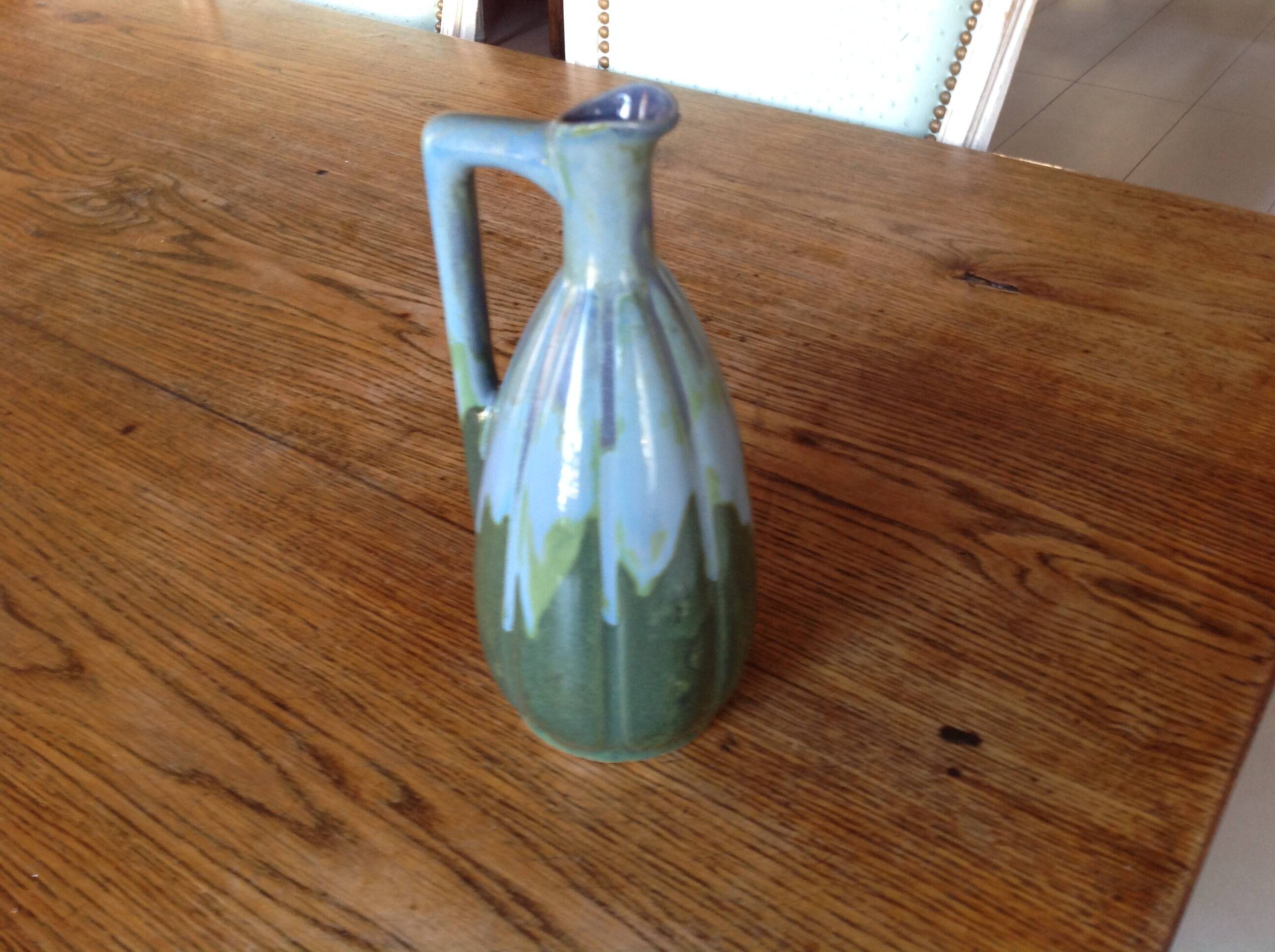 Ceramic pitcher, steel clay, revol