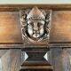 Antique carved wooden buffet in Renaissance style, late 18th / early 19th century.