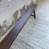 Solid oak bench 230 cm