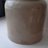 Old glazed sandstone pot