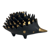 Vintage 1950 hedgehog ashtrays by Walter Bosse for Hertha Baller