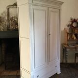 Old patinated wardrobe