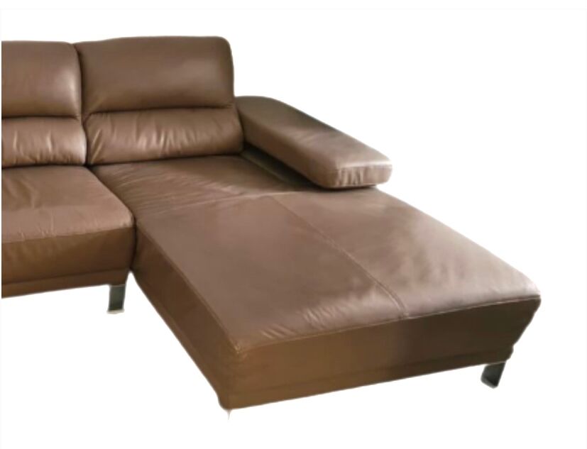Leather corner sofa