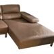 Leather corner sofa