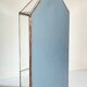 Vide poche mural miroir et laiton vintage