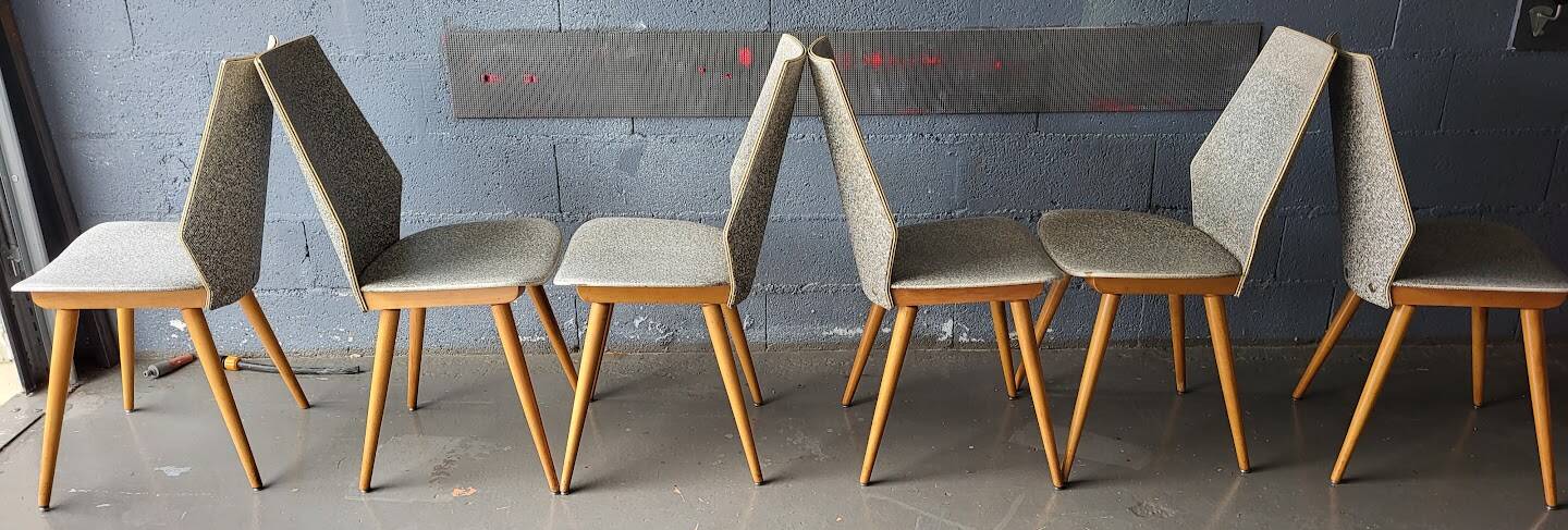 Set of 6 vintage chairs