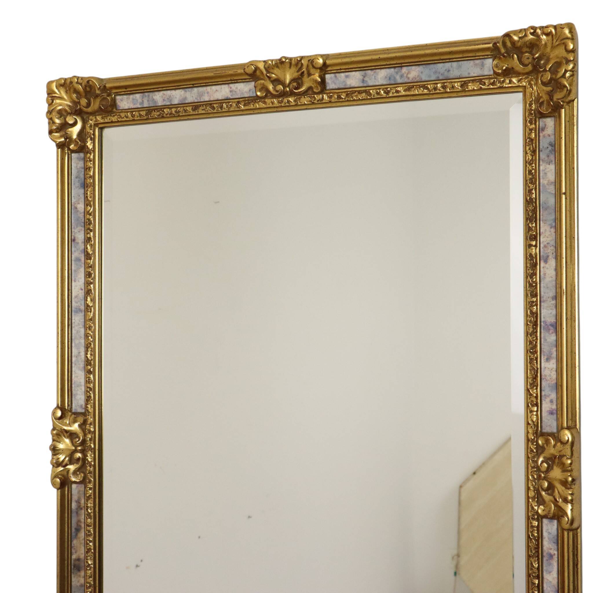 Miroir Deknudt à bords biseautés classiques, style baroque, 95 cm