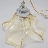 Suspension en verre or