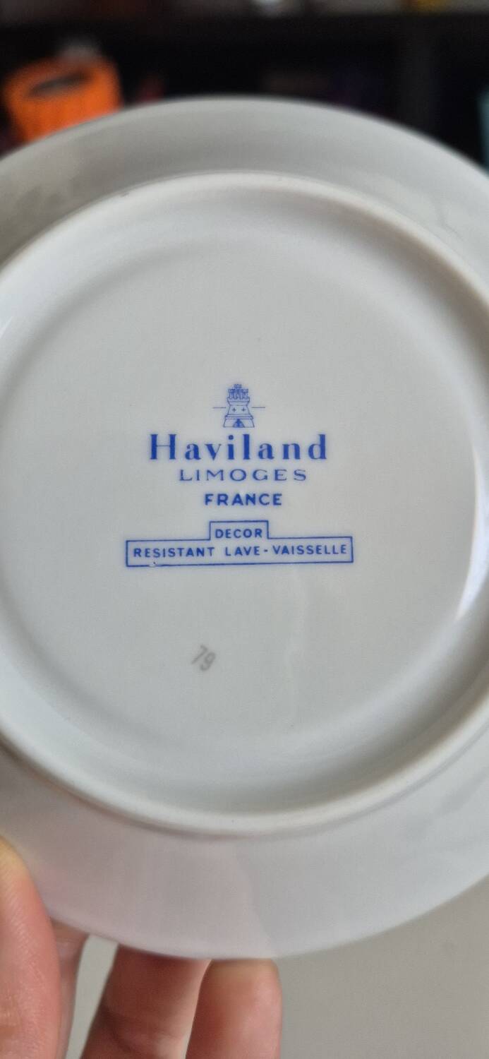Limoges porcelain coffee service – Haviland France – floral model b
