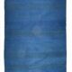 Blue Striped Pattern Kilim Runner Rug, 68x320Cm
