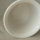 Cache pot en faience decor fleurs de noel poinsettia
