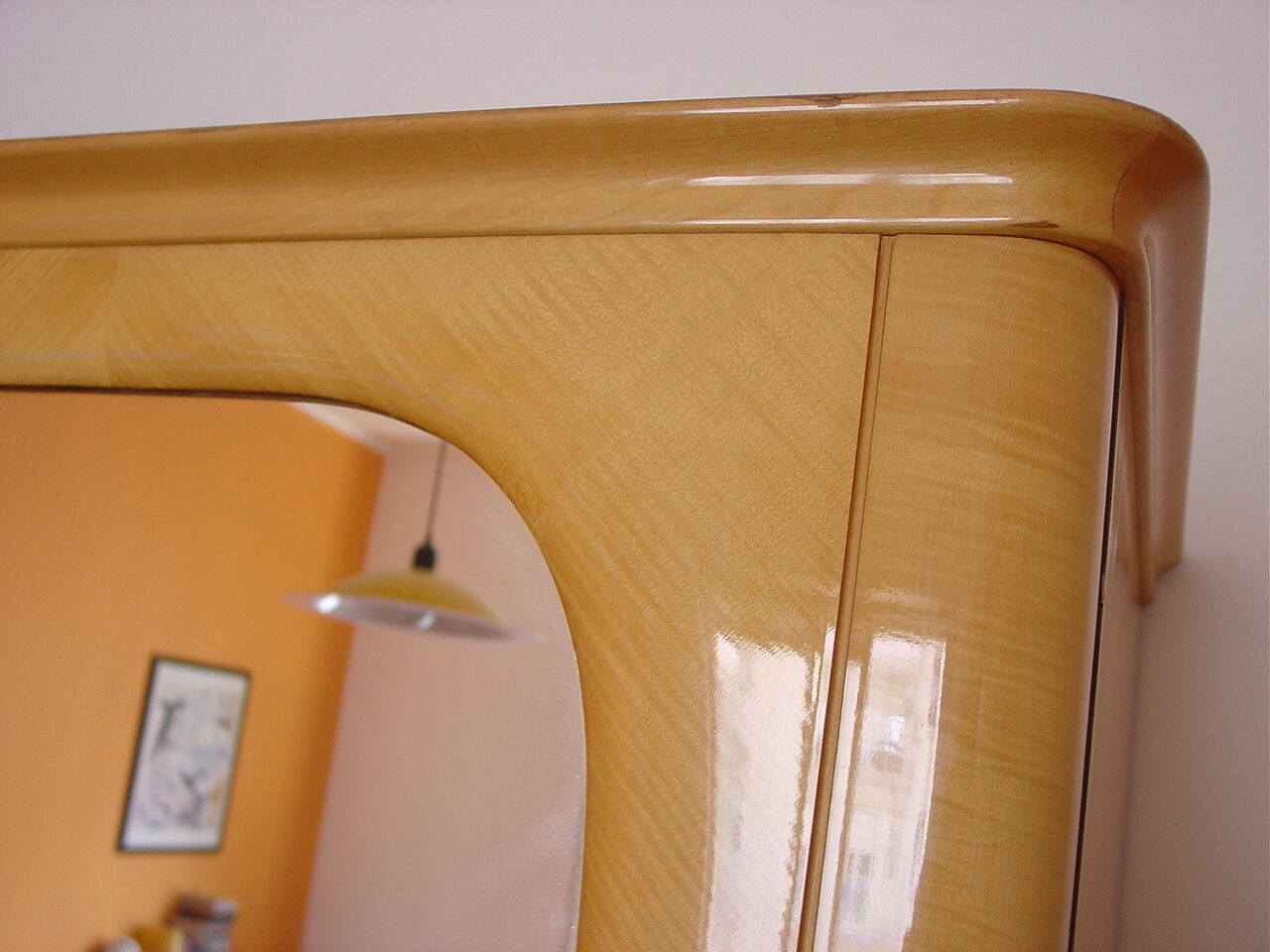 Vintage wardrobe maple feather, 50s