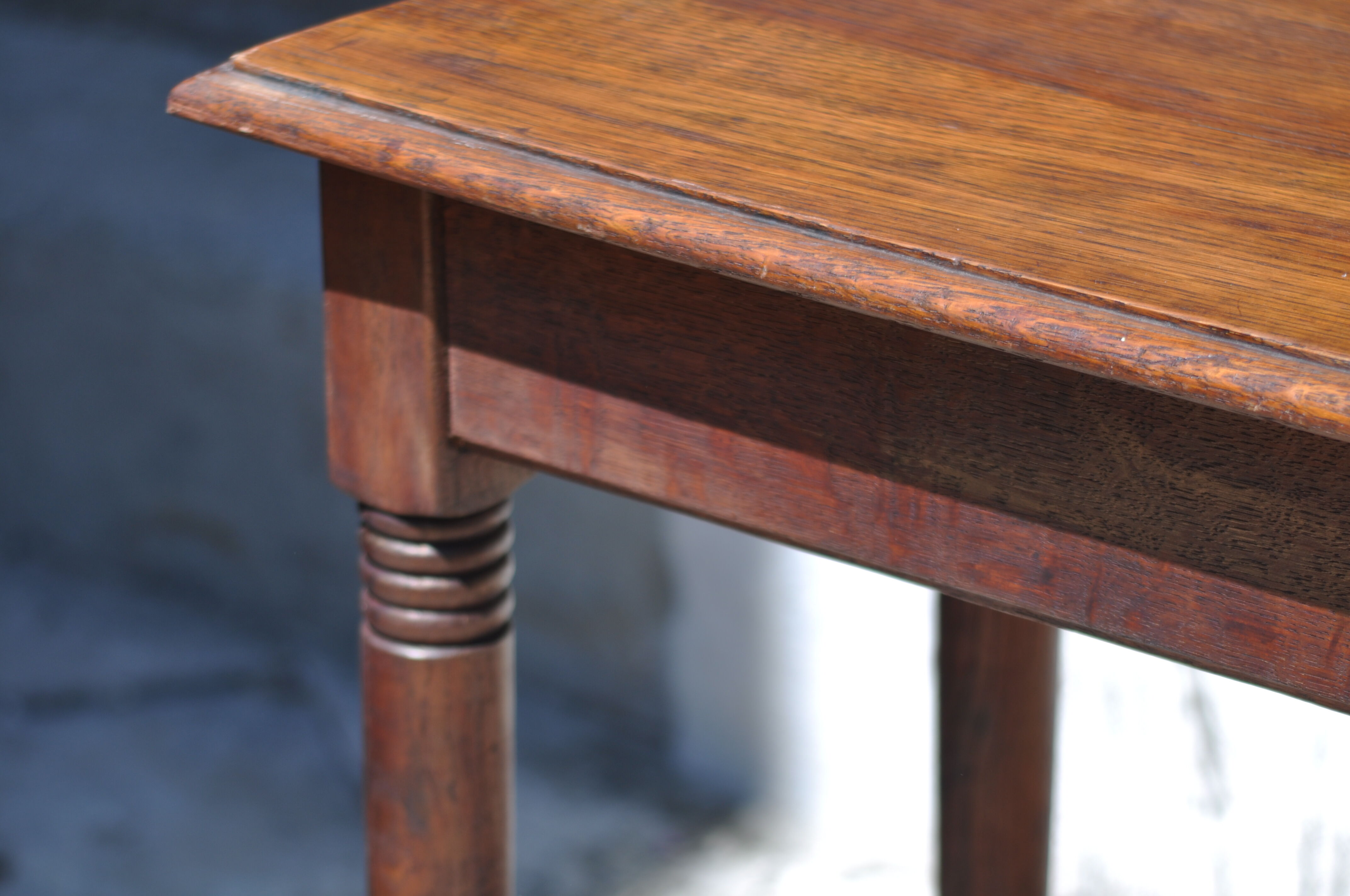 Old wooden console