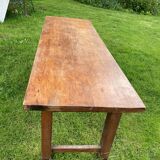 Large old rectangular oak table