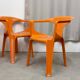4 chaises "Fauteuil 300", Henry Massonet, Stamp, 1972