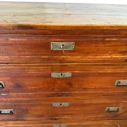 Antique Italian walnut chest of drawers dating to the late 19th centur