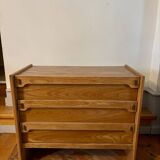 Vintage wooden chest of drawers 1970