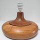 Solid wood lamp foot circular design 90s