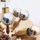 Brass sputnik wall light by Sa Boulanger