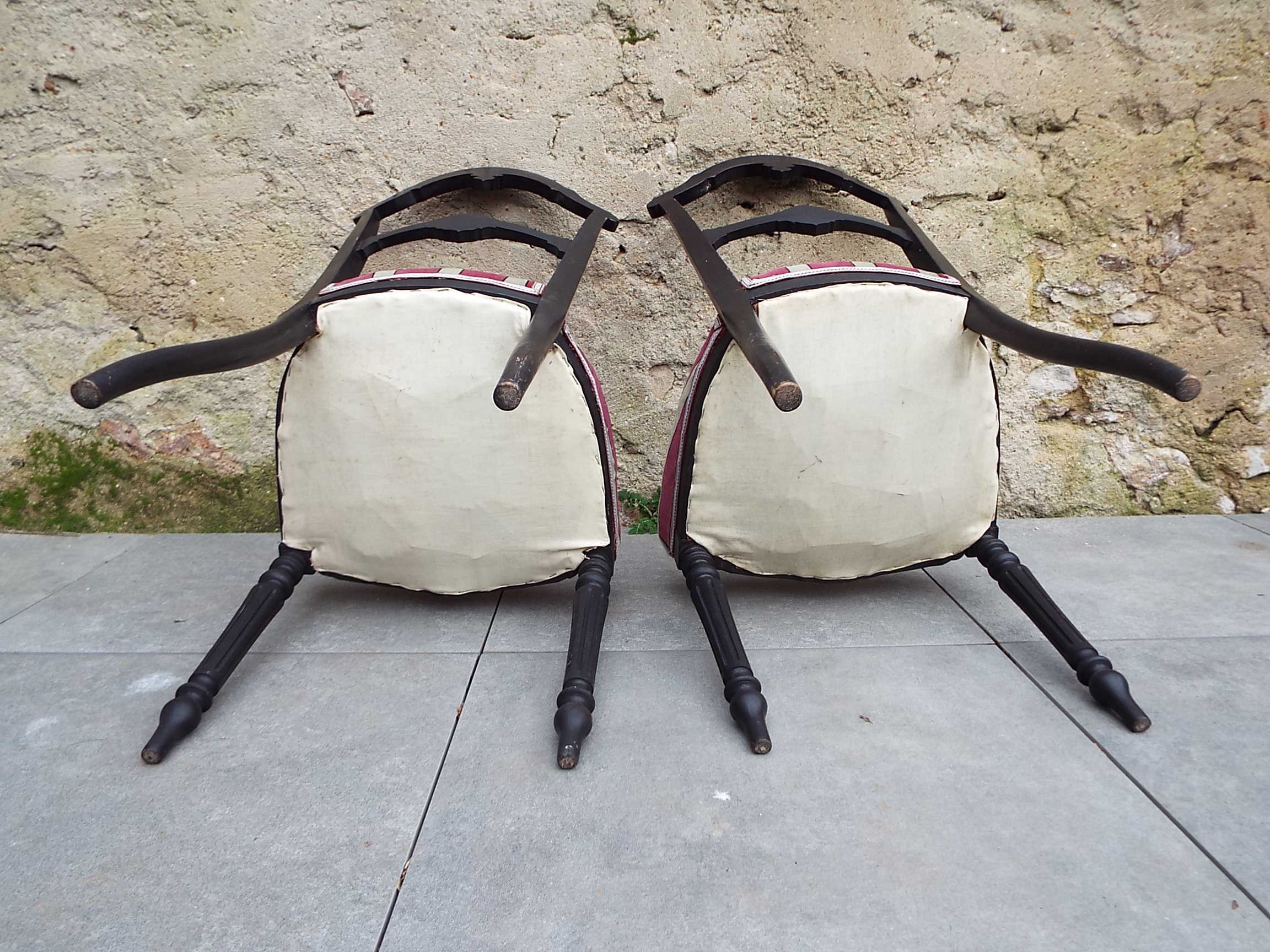 2 chairs Napoleon III style