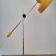 Vintage yellow adjustable desk lamp, industrial lighting fixture
