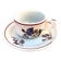 Pyroblan Porcelain Coffee Cup / Saucer Sarreguemines France